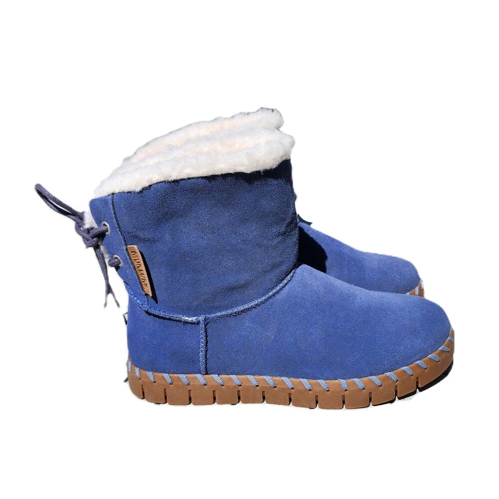MUK LUKS Flexi Albany Suede Shearling Winter Boots 6 - Picture 3 of 11
